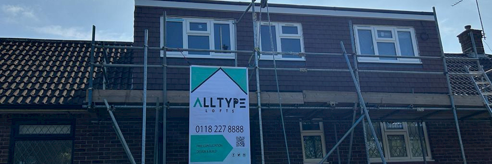 Exterior view of a stylish dormer window, enhancing the loft’s design with added space and natural light. Perfect for loft conversion inspiration and architectural ideas.